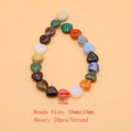 10mm Natural Stone Heart Spacer Beads Crystal Quartz Healing Stone Beads for Jewelry Making DIY Necklace Bracelet Accessories