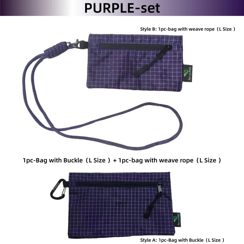 Ultralight Waterproof Organizer Wallet Dyneema Wear-resistant Card Pouch Outdoor Travel Hiking Anti-Tear Portable Coin Cash Bag