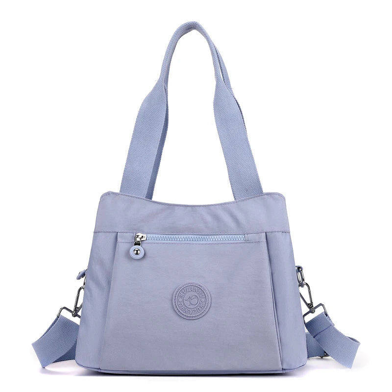 Women's Casual Nylon Crossbody Bag Travel Handbag Portable Business Tote Outdoor Purse Satchel Shoulder Bag for Everyday Use