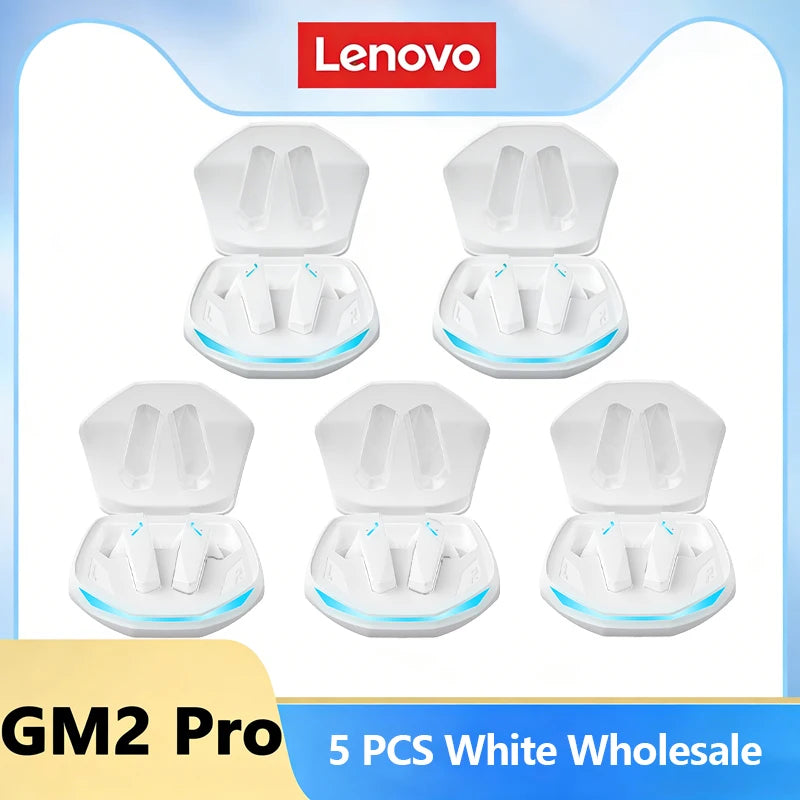 Genuine Lenovo GM2 Pro Bluetooth Earphones Gaming Low Latency In-Ear Wireless Headphones Dual Mode Music Sport Earbuds Headsets