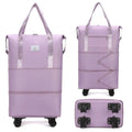 Large Capacity Travel Trolley Luggage Storage Bag With Wheels Waterproof Pulley Portable Collapsible Expandable Fashion Clothes