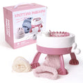 Automatic Knitting Machine, 22 Stitches Smart Knitting Board Rotary Double Crochet Knitting Machine Kit for Adults or Beginners