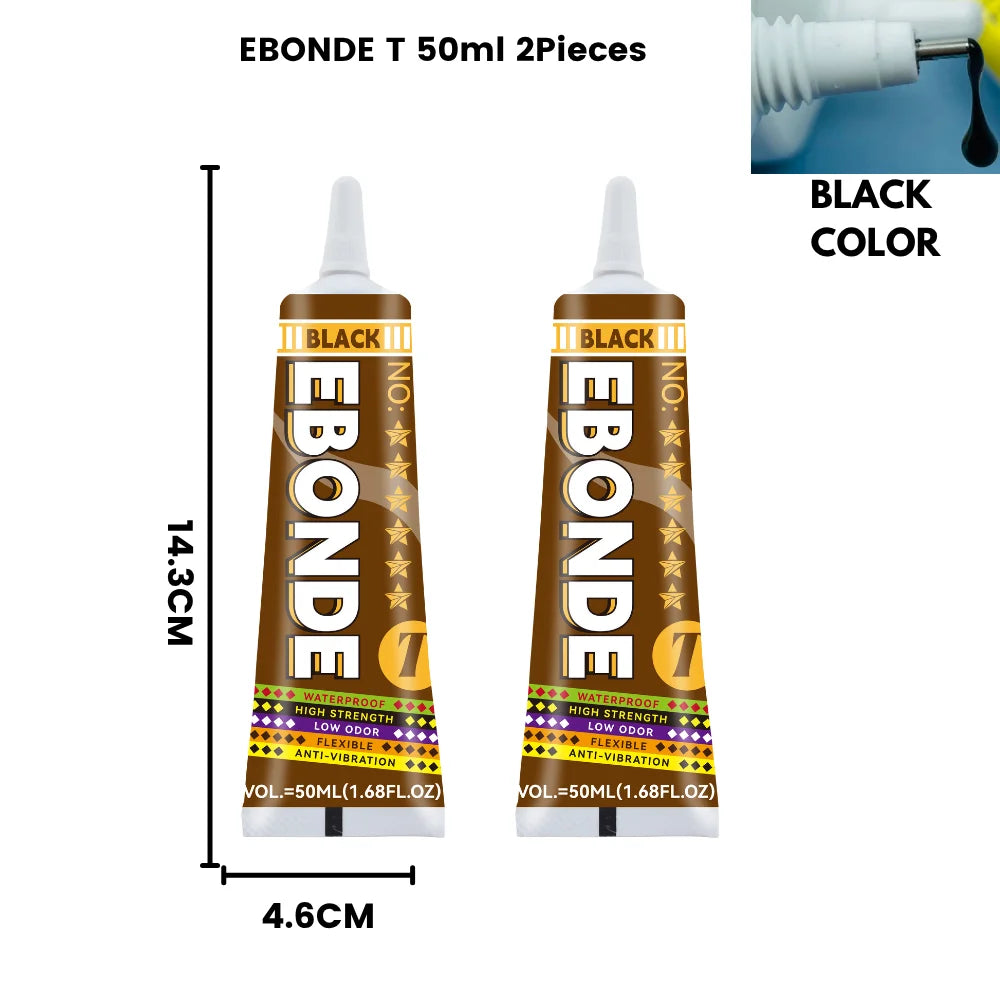 Professional Strength Shoe Glue Waterproof Quick Dry Adhesive for Leather Boots Sneakers Repair DIY Home Fix Kit (15ml or 50ml)