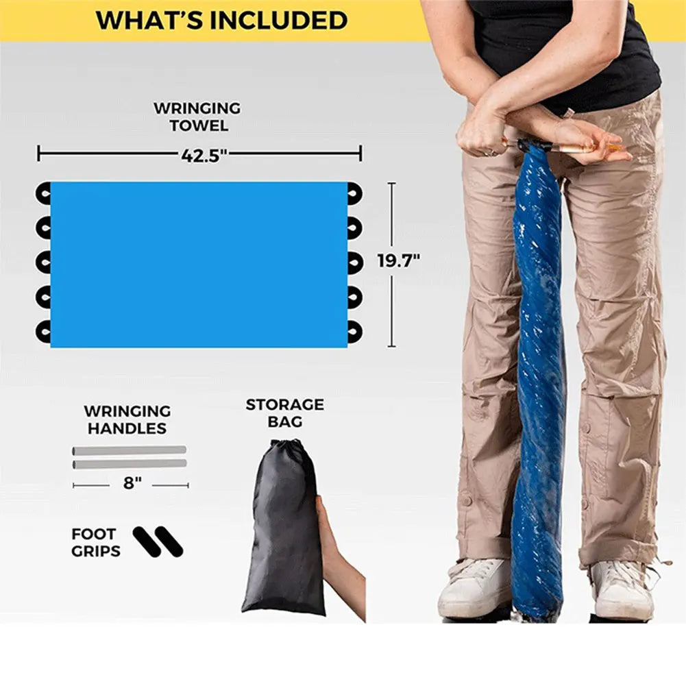 Clothes Wringer Portable Manual Hand Crank Laundry Wringer Clothes Wringing Device for Camping Hotel and Travel