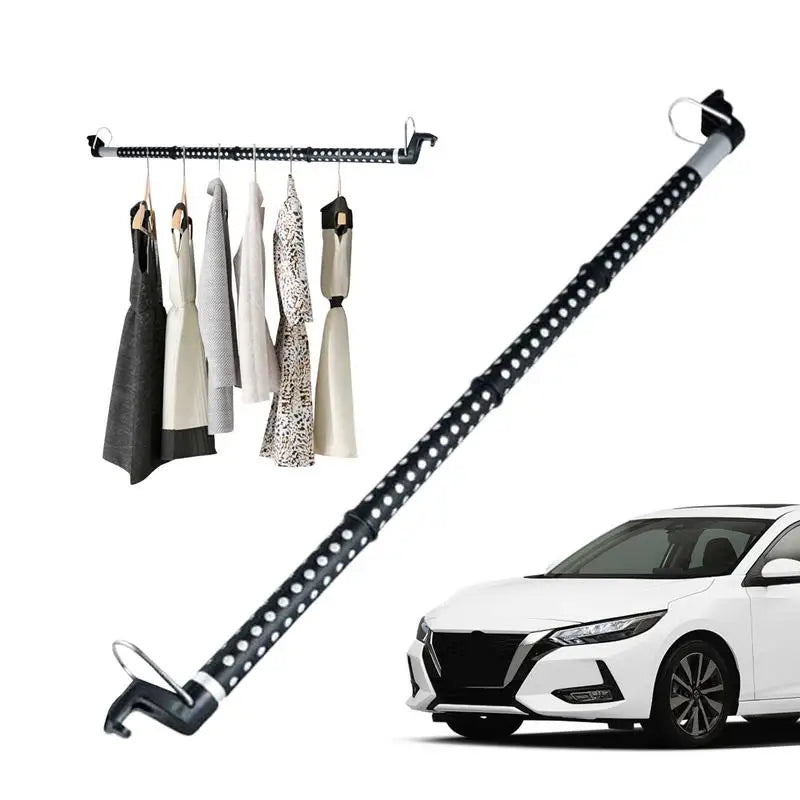 Car Clothes Drying Rod Auto Trunk Drying Rack Telescopic Clothes Rod Trunk Hanger Rod Laundry Rack Rod Holder For Car Truck RV