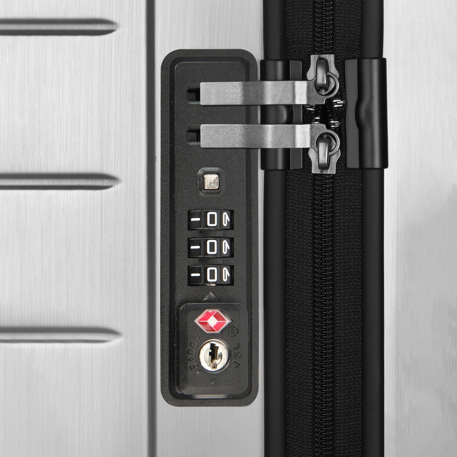 TSA007 Luggage Locks Replacement Built-in Suitcase 3 Digit Combination Resettable Anti-Theft Travel Security Repair Lock 1/2Pcs