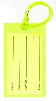 Soft PVC Transparent Cute Luggage Tag Suitcase Luggage Label Card Travel Luggage Tag Bag Tags Id Card Holder Travel Accessories