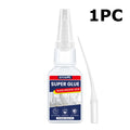 Super Glue for Glass Crystal Clear Cyanoacrylate Adhesive Fast Drying Strong Bond Waterproof for Glass Ceramic Metal Repair 20g
