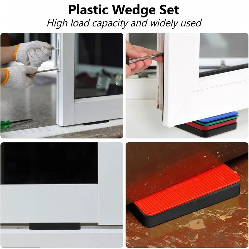 80 Pcs Plastic Tile Spacers,PP Material 4 Sizes Cross Spacers for Wall and Floor Tile Installation - Leveling Spacers Wedges Kit
