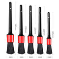 5PCs Car Brush Car Soft Hair Cleaning Detail Brush Instrument Panel Air Outlet Wheel Brush Interior Cleaning Beauty Tool