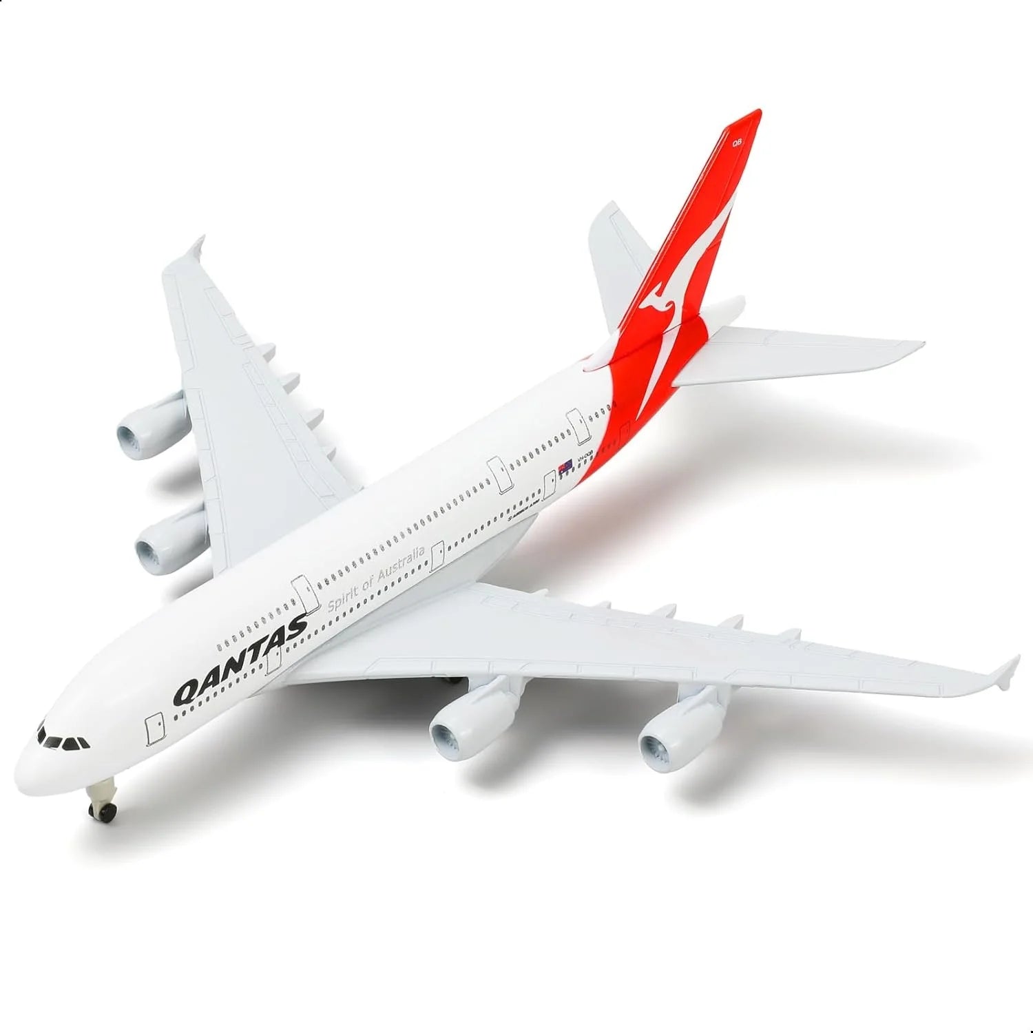 A380 Australia Plane Model 20cm 1/300 Die-cast Metal Airplane Model with Stand for Aviation Enthusiast Gift toys boys kids