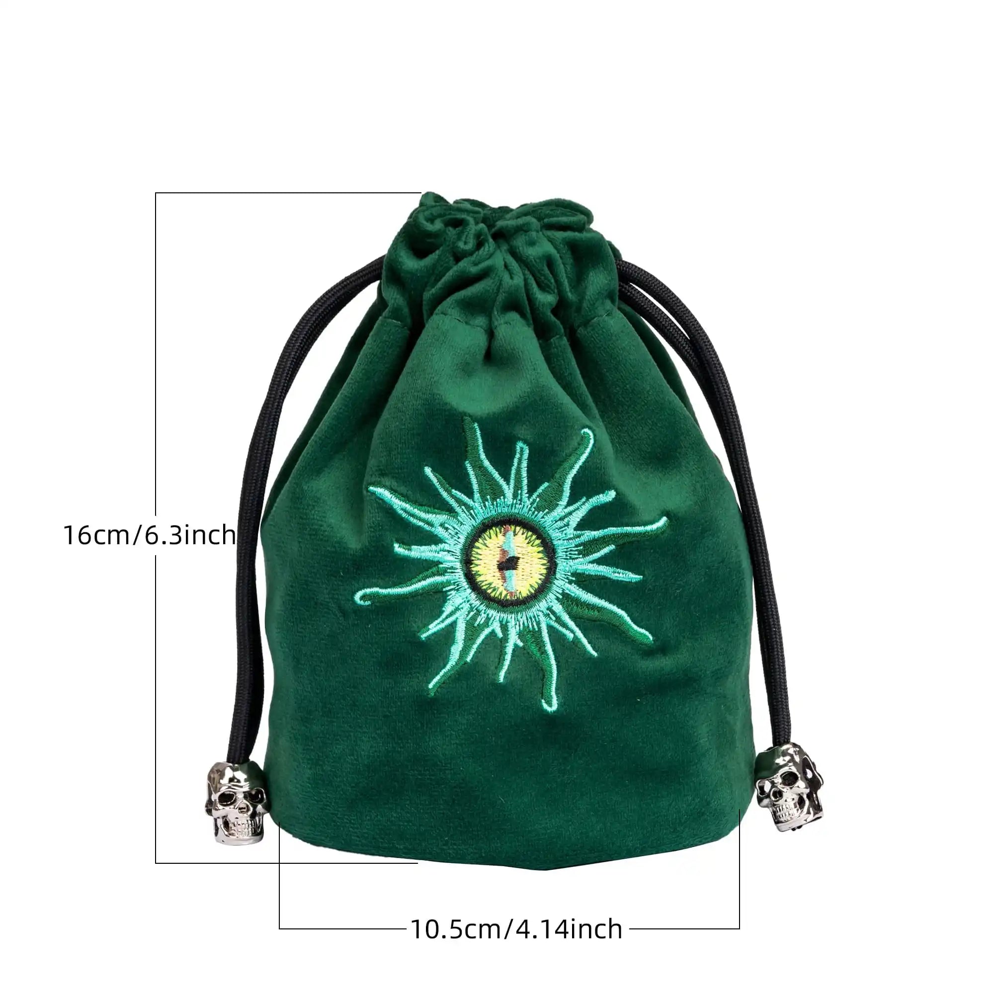 New Drawstring Dice Bag with Cute Pattern Flannelette Storage Bag Round Bottom Pouch for Packing Gift Dice Holder Board Game