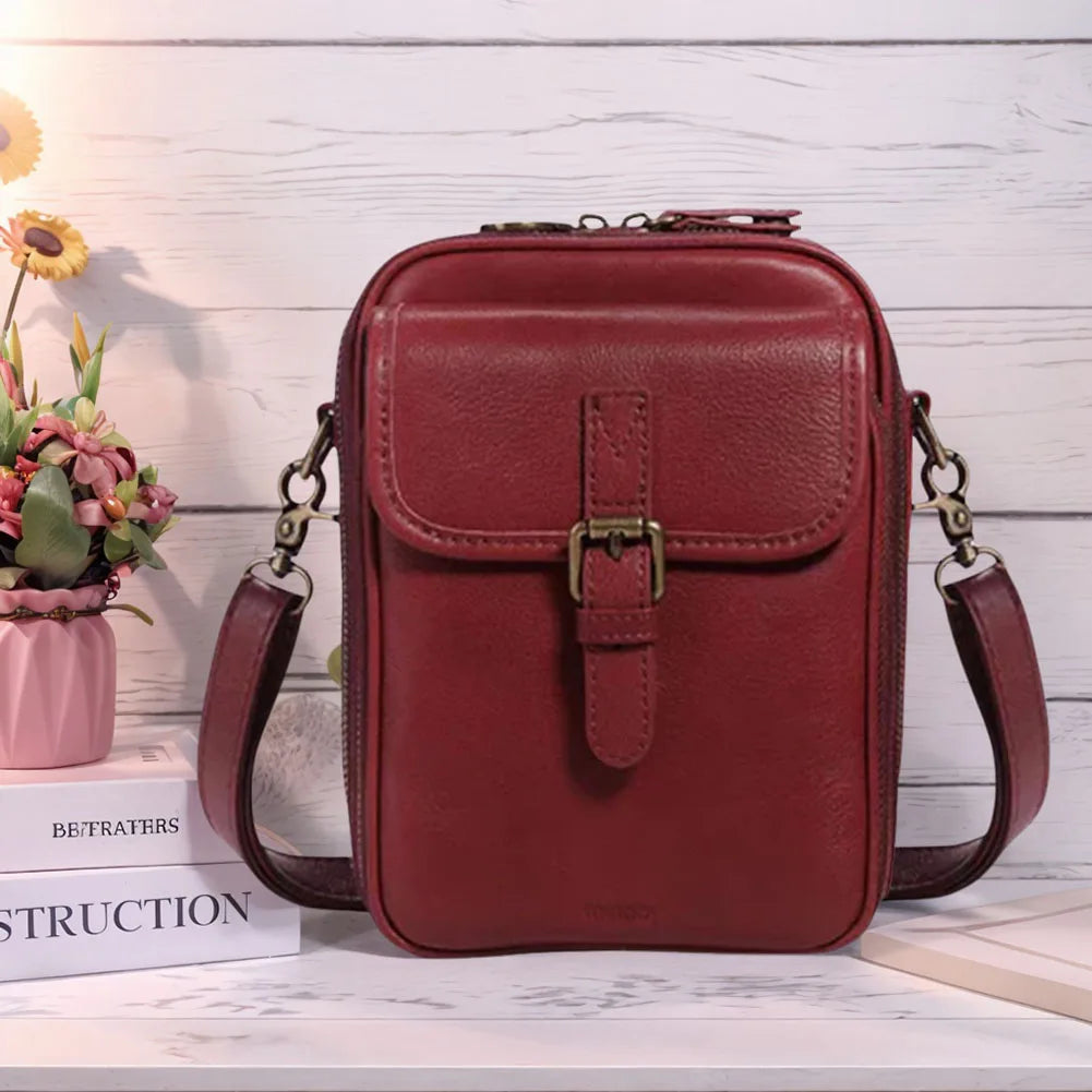 Retro Crossbody Bag Large Capacity Shoulder Bag Fashionable Mini Crossbody Purse Adjustable Removable Strap Wallet Purse