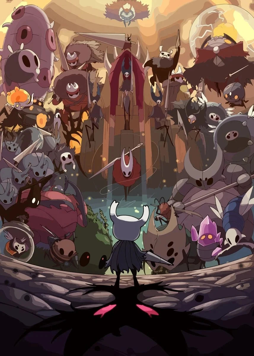 Hot Popular Video Game Hollow Knight Posters and Prints Canvas Printing Modern Wall Art Picture for Living Room Home Decoration