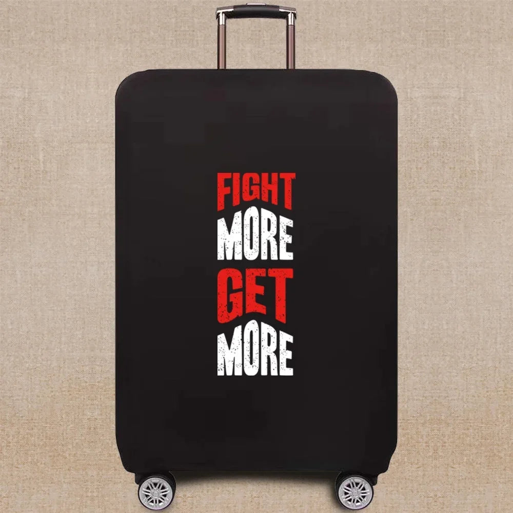 Travel Accessories Luggage Case Suitcase Dust Protective Cover 18-28 Inch Phrase Pattern Series Trolley Case Elastic Cover