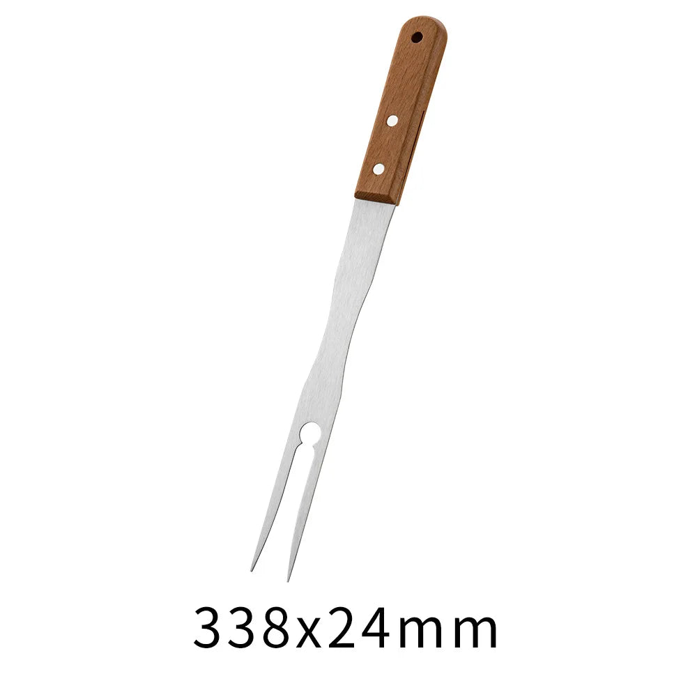 Outdoor Griddle Spatula Stainless Steel Grill Spatula Scraper Flat Spatula Pancake Flipper Hamburger Turner For Grilling JT596