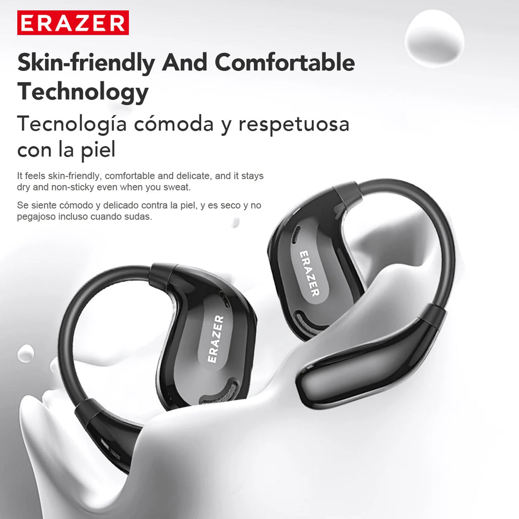 ERAZER XT66PRO Bluetooth Earphones ASMR Headsets DIY APP AI Translator Earbuds Wireless Headphones 13 Hours long life Display