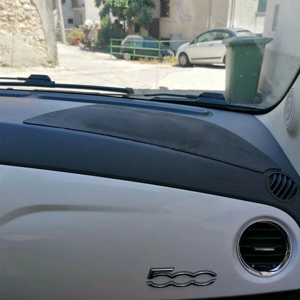 For Fiat 500 Car Dashboard Mat With Adhesive Backing Airbag Cover For Covers Dashboard Imperfections Car Accessories