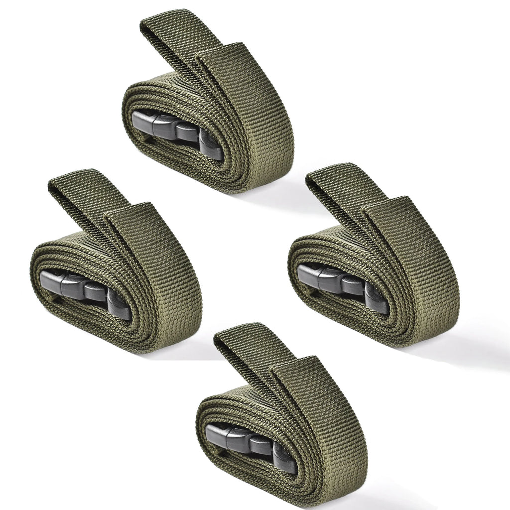 2/4Pcs Outdoor Travel Tied Belt Durable Nylon Cargo Tie Down Luggage Lash Belts Strap Camping Hiking Cargo Storage Straps Buckle