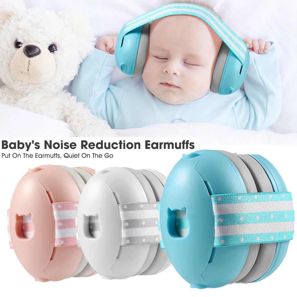 Baby Earmuffs Infant Noise Cancelling Ear Protection Baby Headphones for Plane,Sleeping,Baby Ear Protection Travel Essential NEW