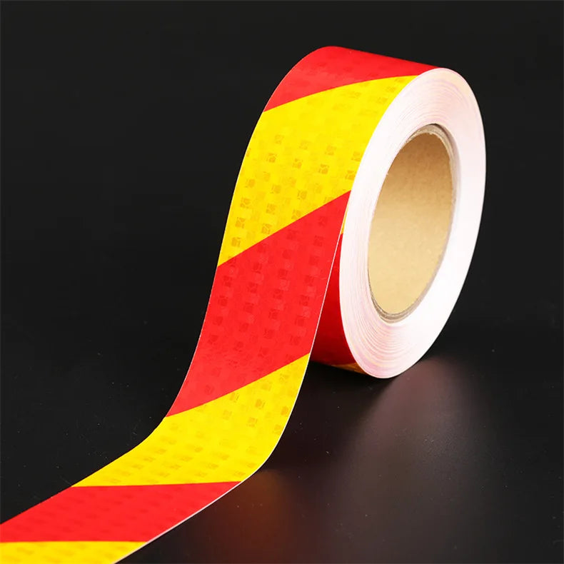 Shining Reflective Safety Warning Tape Self Adhesive Twill Printing Reflective Tape for PVC Reflective Tape Car Accessories