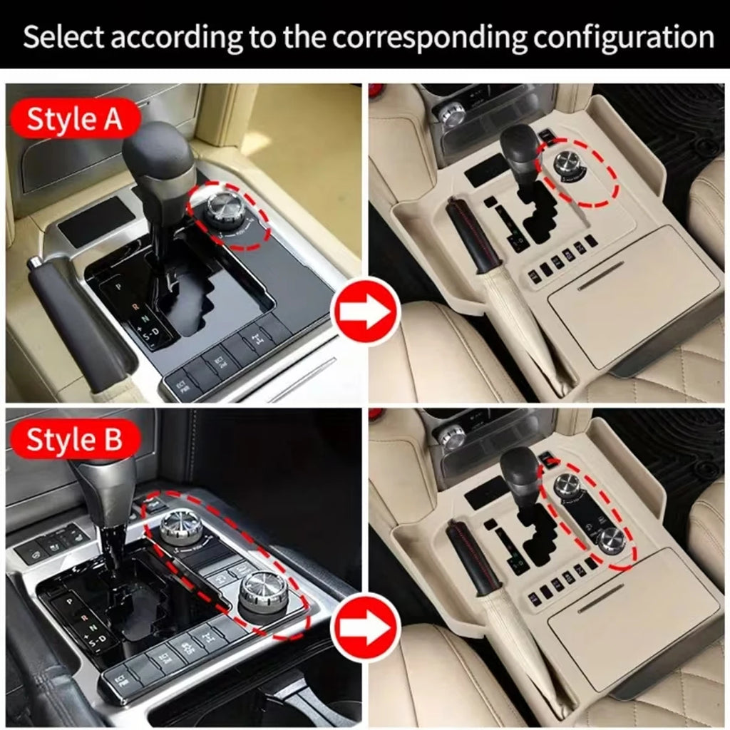 For 2008-2021 Land Cruiser Lc200, Central Control Silicone Mat, Central Control Dust-Proof Mat, Silicone Storage Mat, Car Interior Protection Accessories