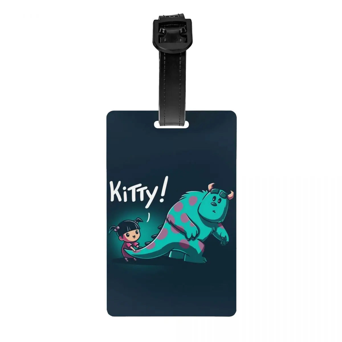 Custom M-Monsters Anime University Luggage Tag Travel Bag Suitcase Privacy Cover ID Label