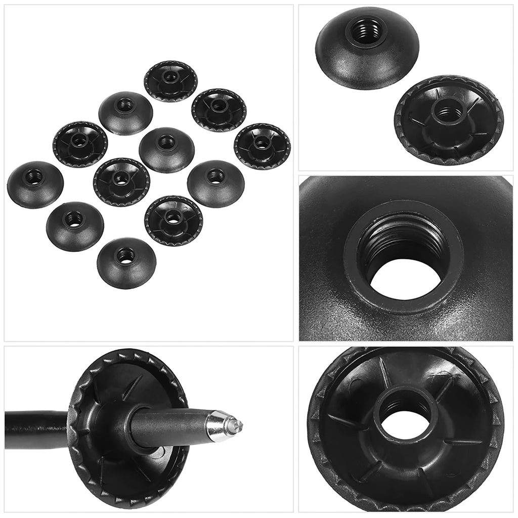 12PCS Round Snow/Mud Basket for Trekking Poles Hiking Pole Replacement Accessory Trekking Pole Basket Pole Basket
