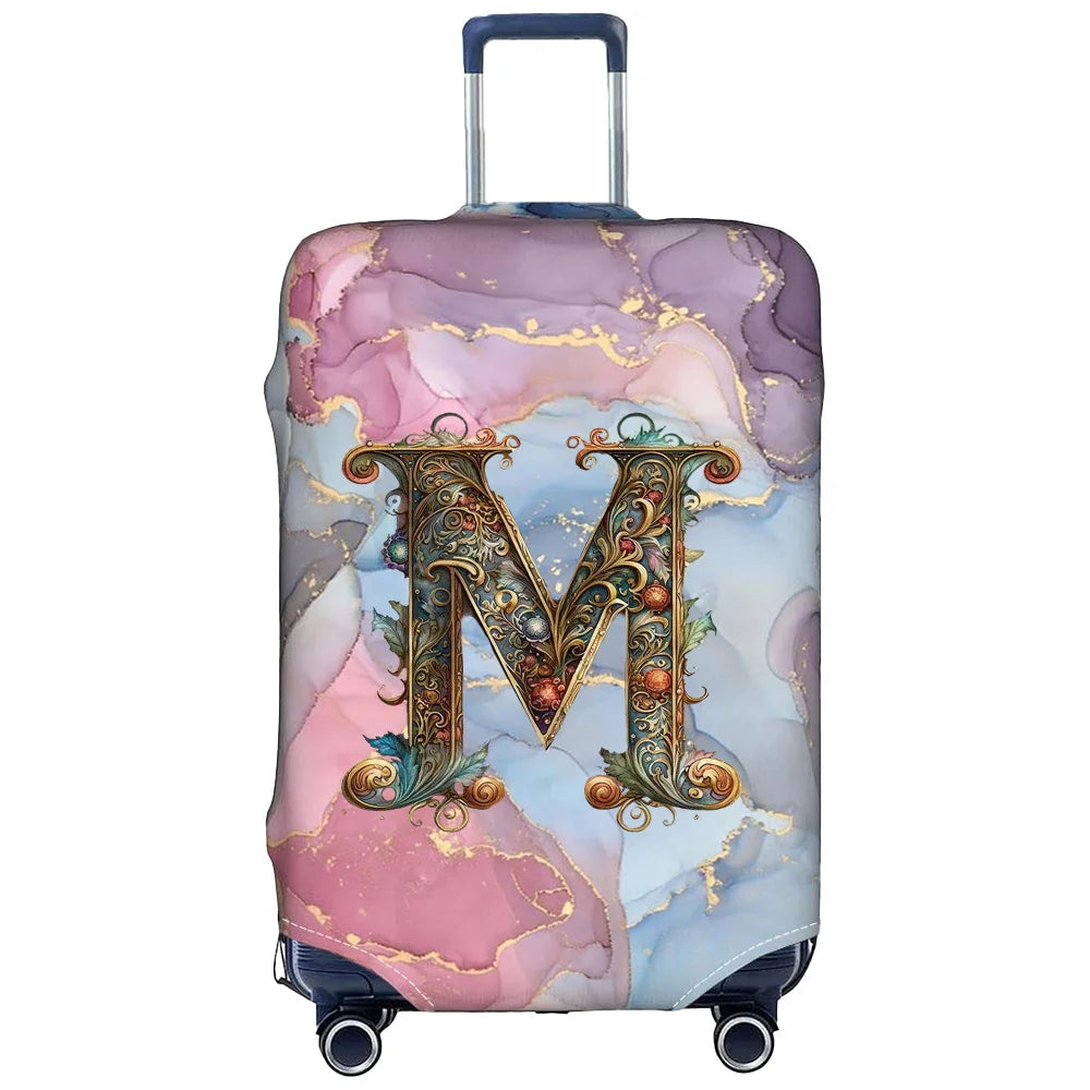 Luggage Cover Stretch Fabric Suitcase Protector Case Graphic Series Baggage Dust Case Cover Suitable 18-32 Inch Suitcase