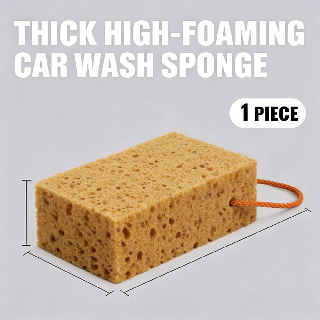 Large Size Thickened Car Wash Sponge, High Foam Honeycomb Seaweed Sponge for Car Cleaning Dirt Removal