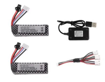 Water Gun 3S 11.1V 1800mAh 25C 401855 lipo Battery+ USB Charger Set for M4/AK Mini Airsoft BB Air Pistol Electric Toys RC Parts
