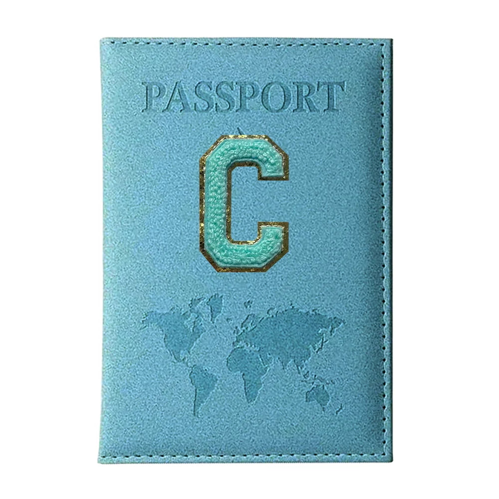 Passports Case Passport Covers Unisex Travelneedments Grren Letter Series Passport Holder Travel Passport Protective Cover