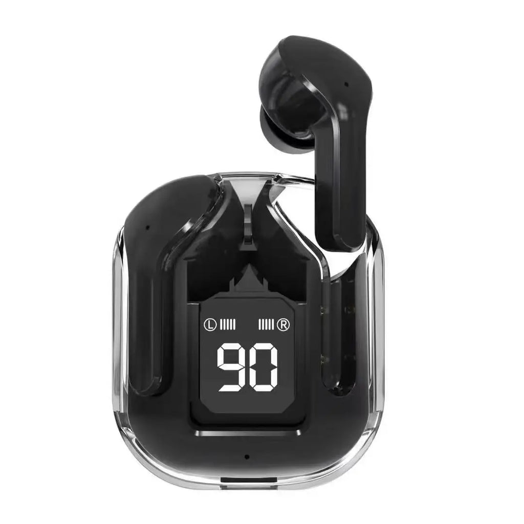 True Wireless Bluetooth Headset Transparent Design with LED Digital Display Stereo Sound TWS Earphones for Sports Working-Air 31