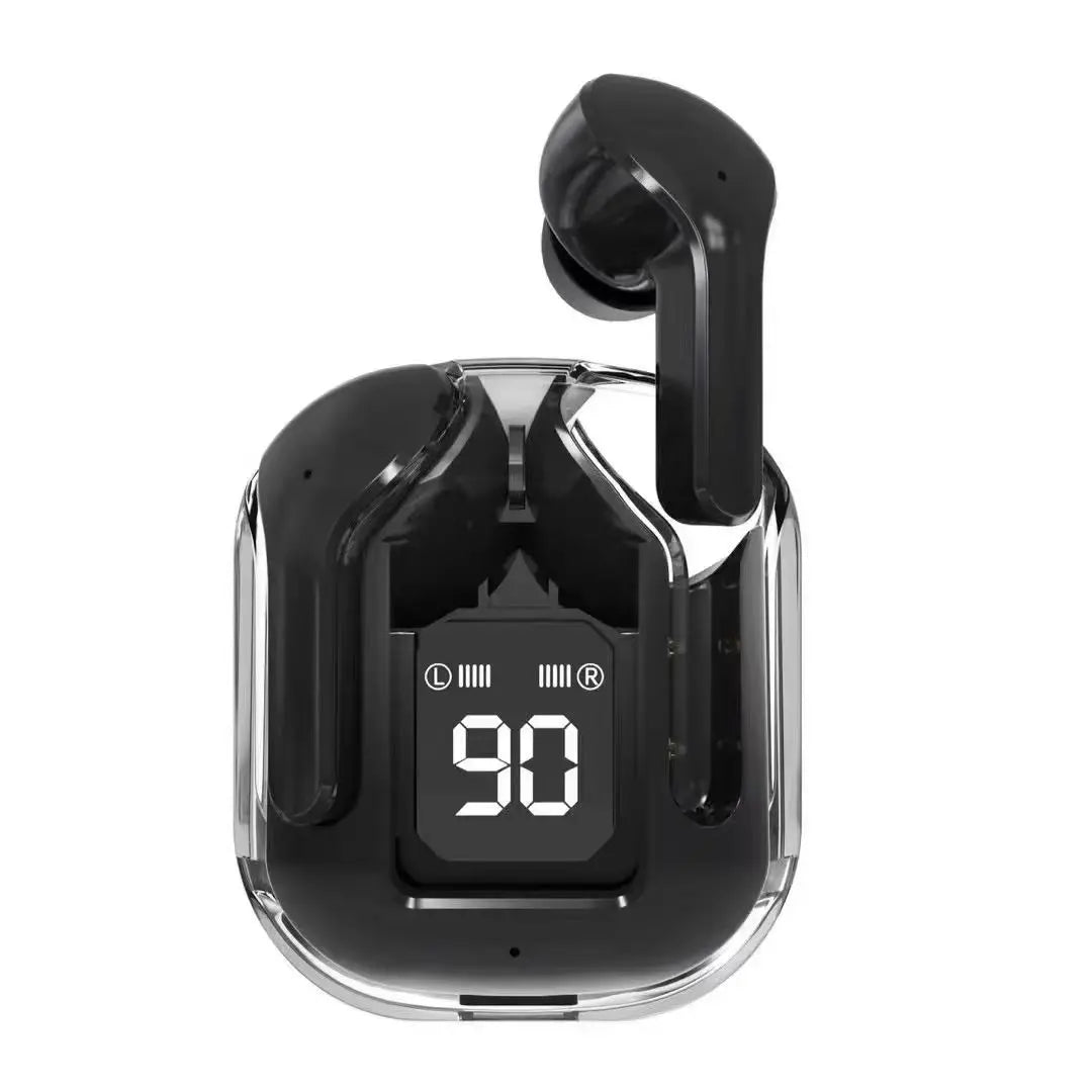 True Wireless Bluetooth Headset Transparent Design with LED Digital Display Stereo Sound TWS Earphones for Sports Working-Air 31