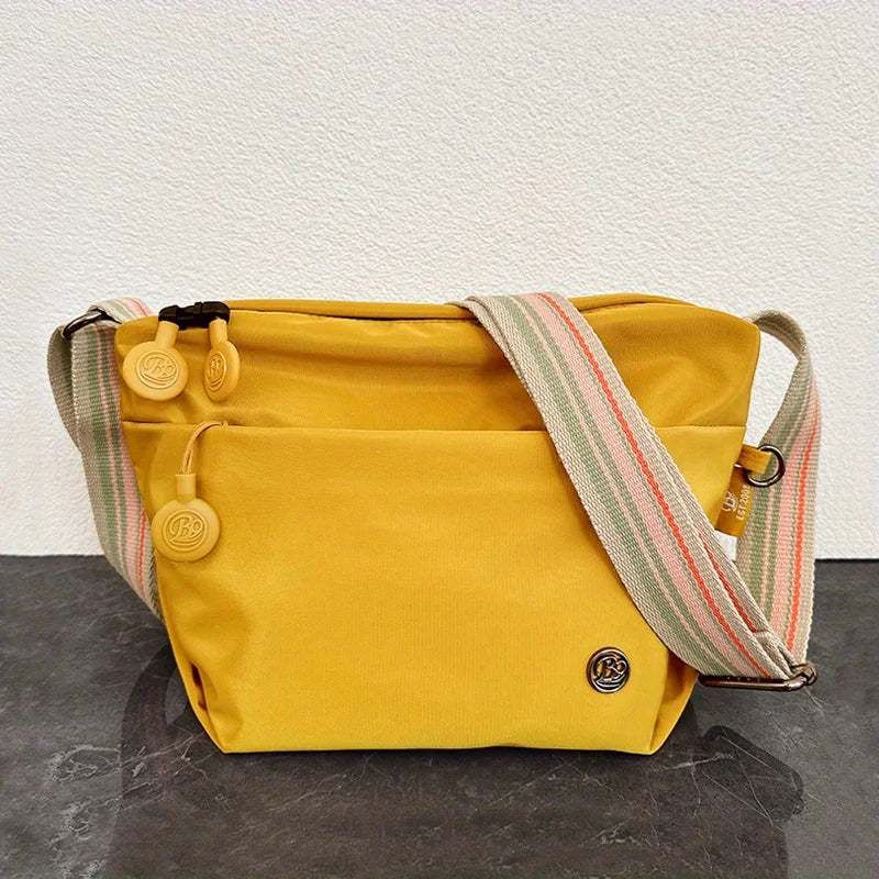 Chic Ultra-light Nylon Crossbody Bags for Women, Designer Bag-Lightweight, Zipper Closure, Adjustable Wide Strap, Cotton Lining