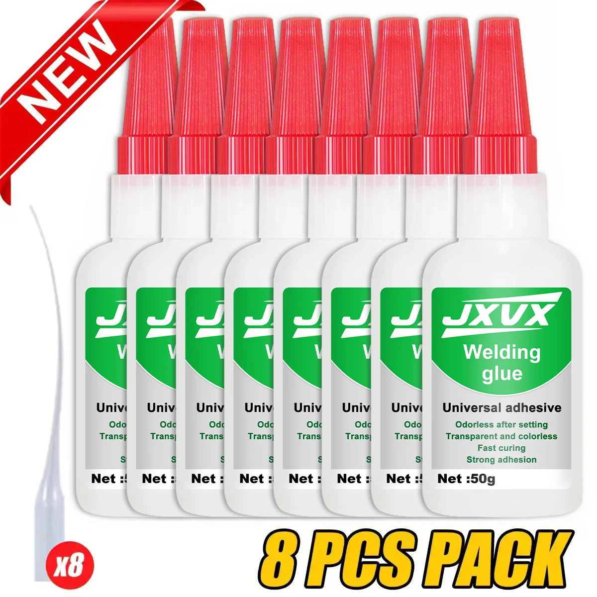 JXVX 50g high-strength welding oily adhesive-Universal Super Glue Strong Instant Glue metal glass ceramic resin.