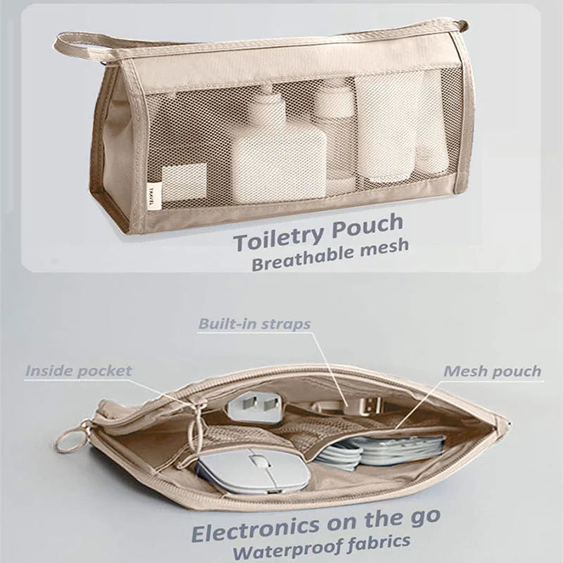 8/9PCS Set Packing Cubes For Travel Waterproof Clothes Underwear Shoes Toiletries Organizer Tidy Pouch Travel Storage Bag