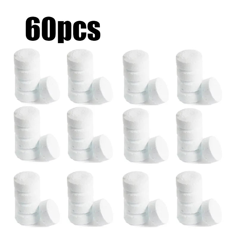10-60pcs Coffee Machine Cleaning Effervescent Tablets Descaling Agent Multi-Purpose Household Cleaning Tool Kitchen Accessories