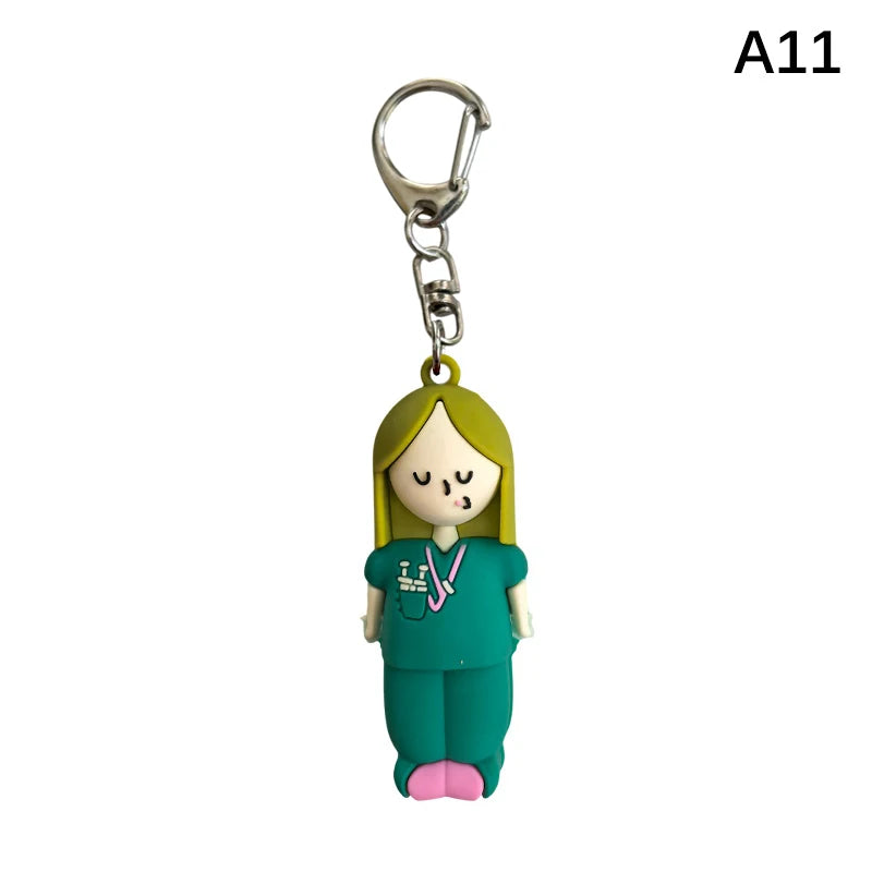 Ampoule Bottle Opener Keychain Syringe-Shaped Medication Vial Cutter Nurse Doctor Ampoule Bottle Breaker Aid Nurse Tool