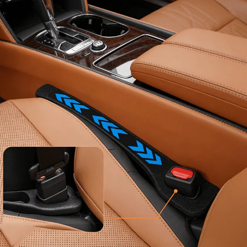 2 Pack Universal Silicone Car Seat Gap Filler Strip Gap Plug Leak Proof Pad for Car Interior Storage Hold Phones Wallet