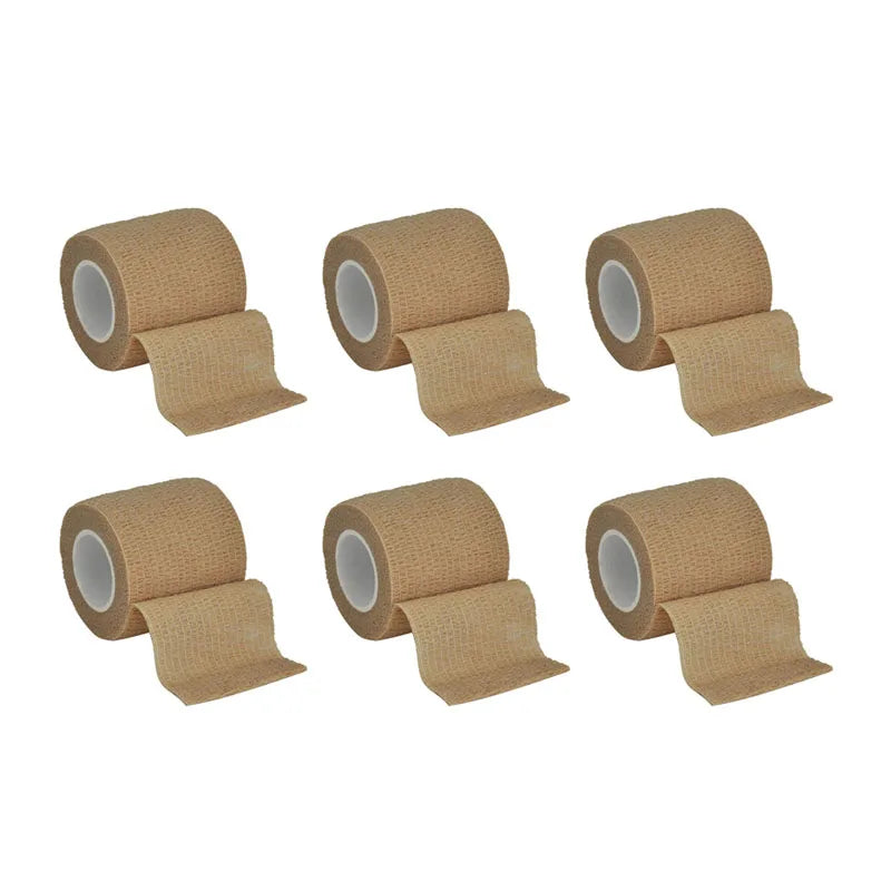 1/6pcs Colorful Athletic Wrap Tape Self Adhesive Elastic Bandage Elastoplast Sports Protector Knee Finger Ankle Palm Shoulder
