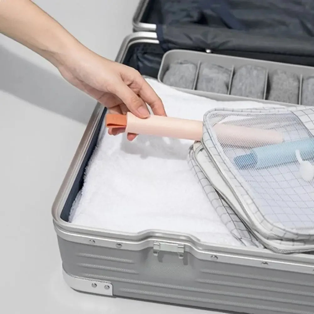Portable Plastic Toothbrush Travel Case - Waterproof Camping Storage Box with Cover, Compact Organizer for Hiking & Bathroom