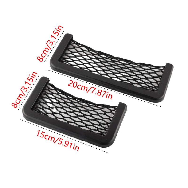 Car mesh pocket Multifunctional in-car storage network Car storage Car sundries storage network