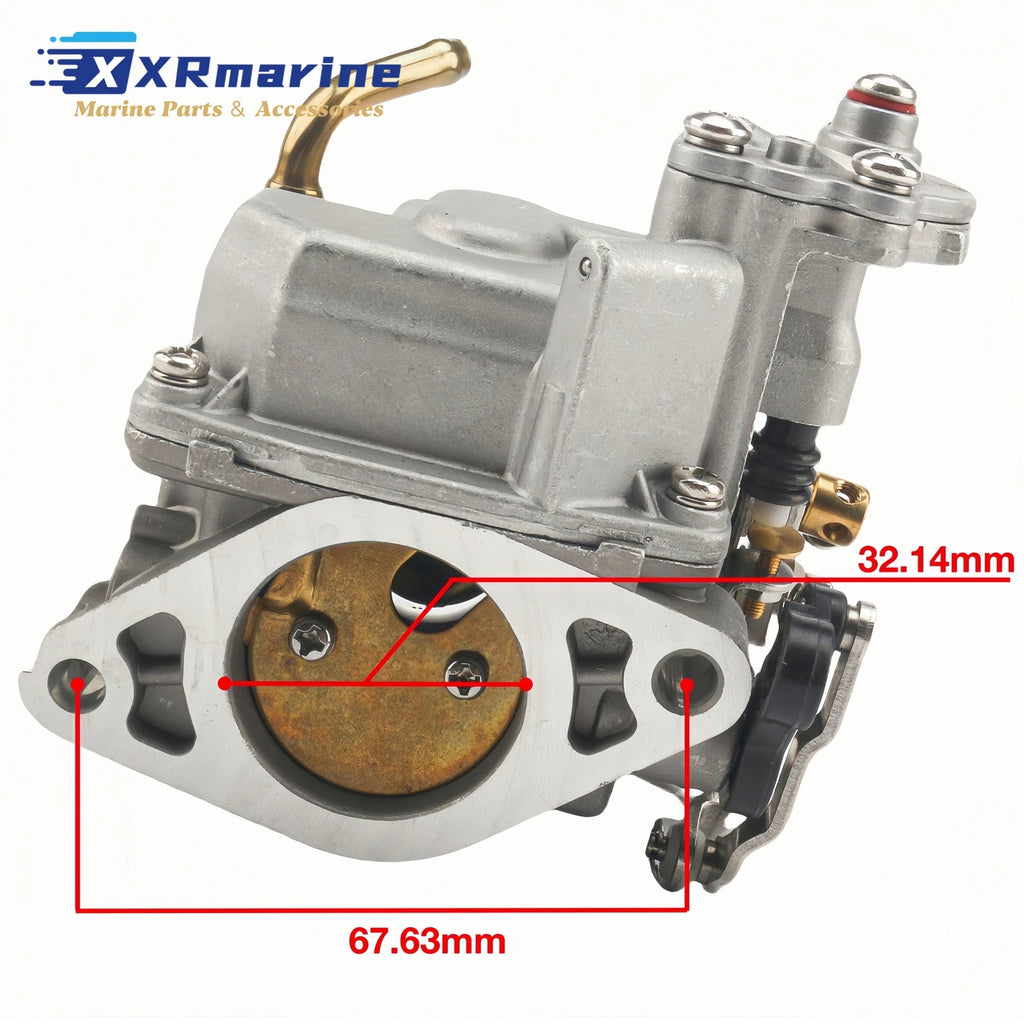 Carburetor Assy Fits for Nissan Tohatsu 4 Stroke MFS8 MFS9.8 Outboard Replace 3DP-03100-2 3V2-03100-3 3FS-03100-0 3V2031003M
