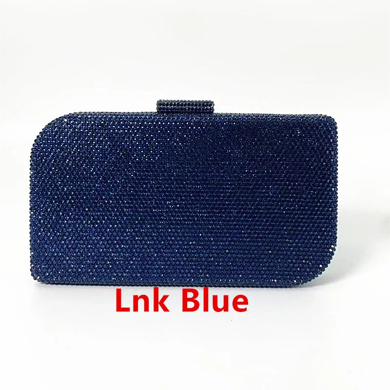 Makeup Rhinestone Wedding Dinner Bag Crystal Hot Diamond Women's Shoulder Evening Bag