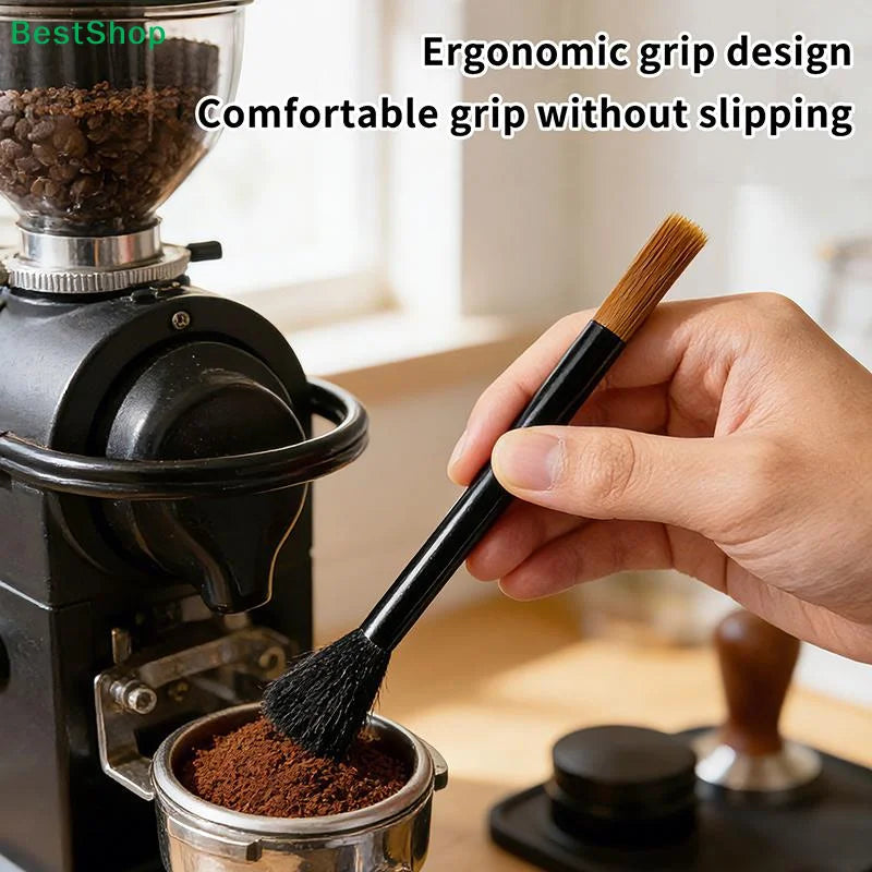 ♬Coffee Bar Counter Cleaning Brush Coffee Grinder Semi-automatic Coffee Machine Coffee Powder Soft Bristle Brush Coffee Tool