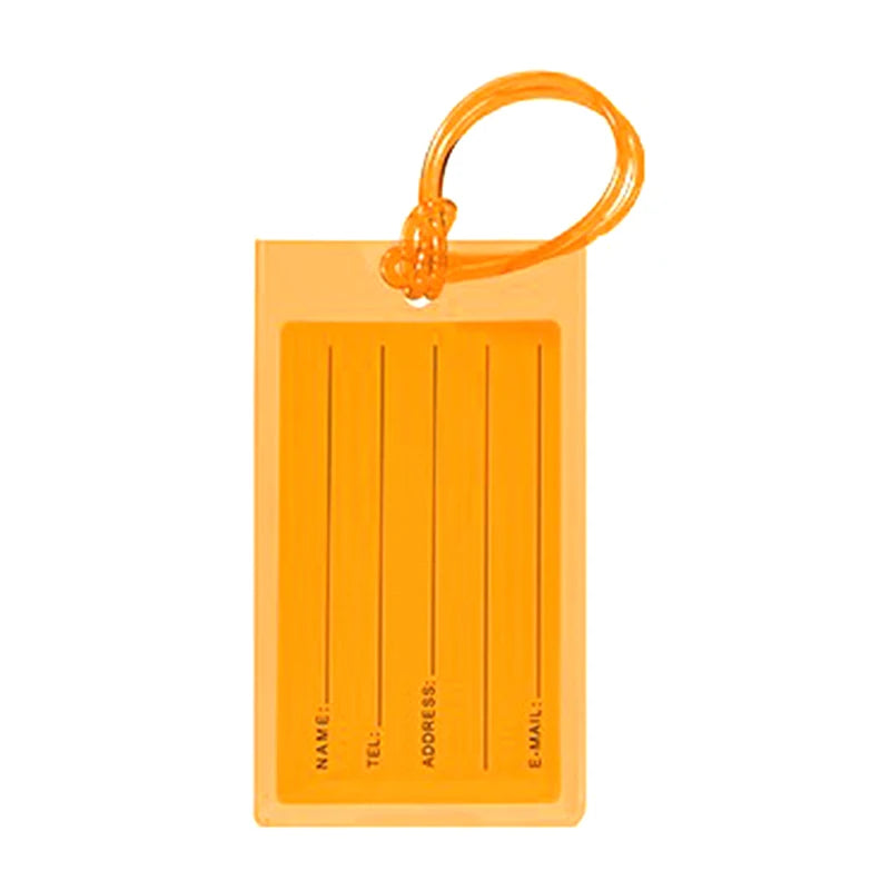 Soft PVC Travel Luggage Tag Airplane Color Silicone Wholesale Suitcase Label Accessories Bag Name Tag Card Sleeve