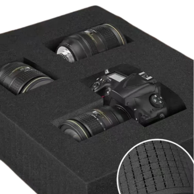 Precorted Toolbox Shadow Foam High Density Pre-Cut Foams For Hard Case Pick Pluck Foam Insert Pick Apart Shockproof Sponge Pad