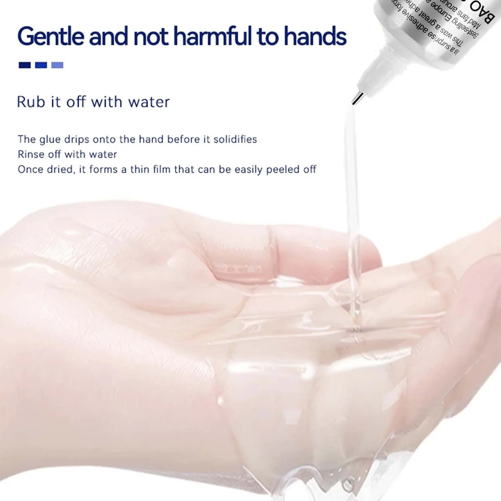 B-7000 PP PE Plastic Bonding Super Glue Transparent Super Strong Adhesive for Polypropylene, Polyethylene, ABS, PVC, PMMA, EVA .