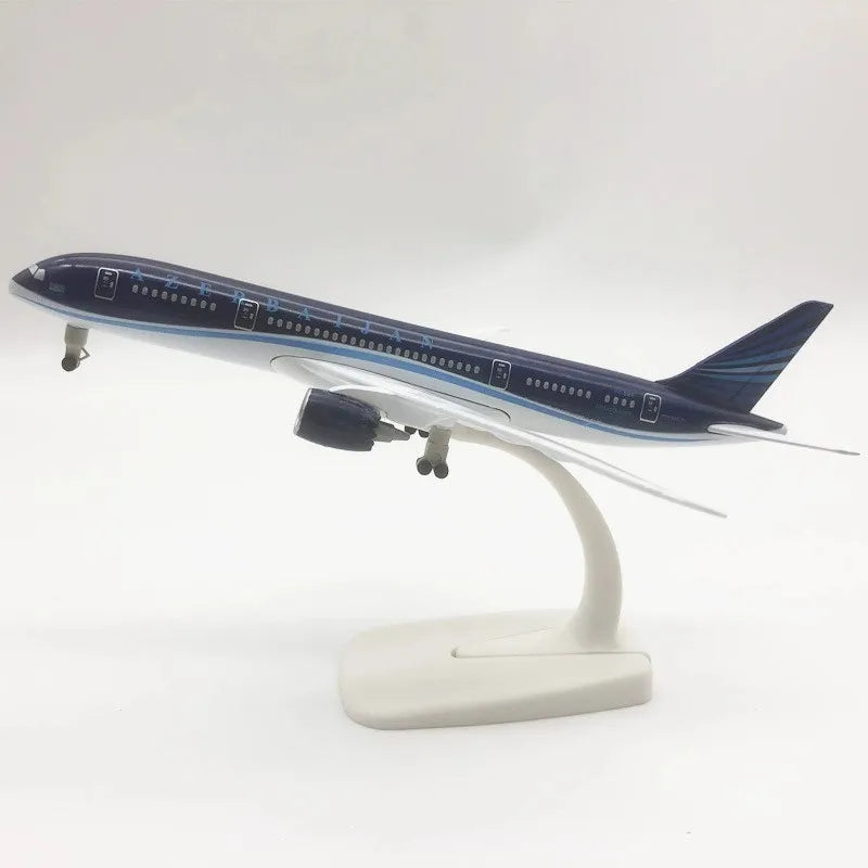 20cm Scale Aircraft B787 Series Airways Alloy Diecast Airplane Model With Wheels For Adults Hobby Collectible Miniature Plane